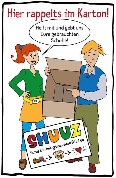 SHUUZ - Gutes tun mit gebrauchten Schuhen